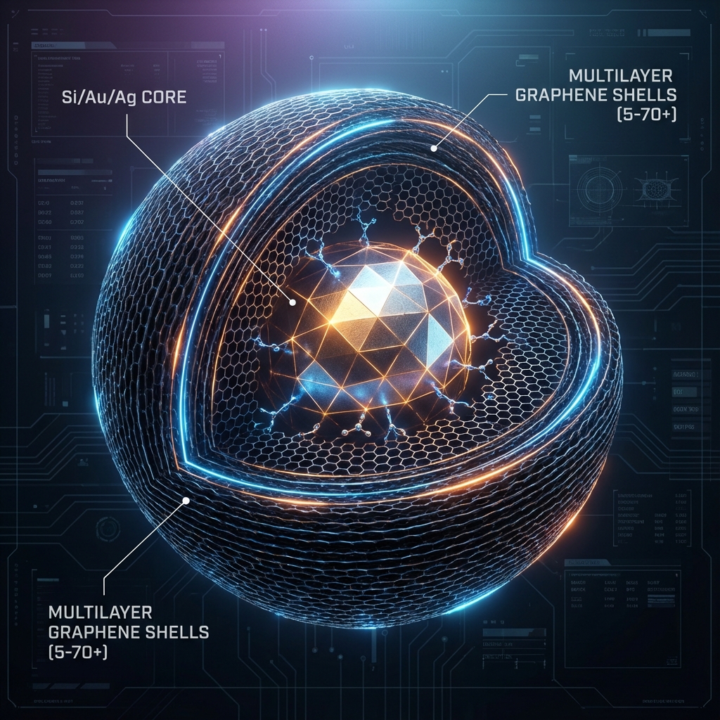 Core-Shell Nanostructures Visualization